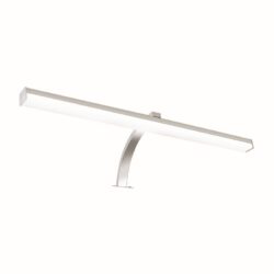 VIDE-ΦΩΤΙΣΤΙΚΟ ΕΠΙΠΛΟΥ ΕΠΙΤΟΙΧΟ ΑΣΗΜΙ ΜΕΤΑΛΛΙΚΟ LED 8W 3000K 520LM  IP44 50X16X9