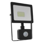 LED SMD ΠΡΟΒΟΛΕΑΣ 230V AC 20W 3000K 1600LM IP66 Ra80 ΜΑΥΡΟ
