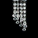 NETTO ΦΩΤΙΣΤΙΚΟ ΟΡΟΦΗΣ ΣΑΤΙΝΕ ΝΙΚΕΛΙΟ ΚΡΥΣΤΑΛΛΟ ΣΥΜΒΑΤΙΚΟ 1ΧΜΡ16 IP20 Φ81Χ215mm