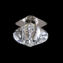 NETTO ΦΩΤΙΣΤΙΚΟ ΟΡΟΦΗΣ ΣΑΤΙΝΕ ΝΙΚΕΛΙΟ ΚΡΥΣΤΑΛΛΟ ΣΥΜΒΑΤΙΚΟ 1ΧG9 IP20 Φ70Χ64mm