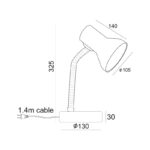 ΠΟΡΤΑΤΙΦ ΑΠΛΟ Ε27 40W ΛΕΥΚΟ PAVLOVA - Image 4