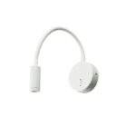 ALIS-ΦΩΤΙΣΤΙΚΟ ΕΠΙΤΟΙΧΟ  ΛΕΥΚΟ ΜΑΤ ΜΕΤΑΛΛΙΚΟ LED 3W 3200K 190LM IP20 D8X36CM