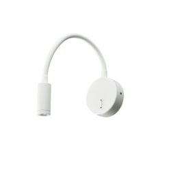 ALIS-ΦΩΤΙΣΤΙΚΟ ΕΠΙΤΟΙΧΟ  ΛΕΥΚΟ ΜΑΤ ΜΕΤΑΛΛΙΚΟ LED 3W 3200K 190LM IP20 D8X36CM