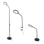 LED ΓΡΑΦΕΙΟΥ 3 IN 1 10W ΜΑΥΡΟ ABS+ΑΛΟΥΜΙΝΙΟ CCT STEP DIMMABLE 32Χ40Χ7 STEFAN