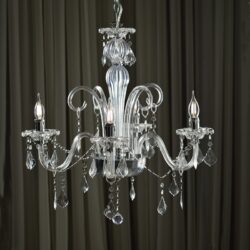 NETTO ΦΩΤΙΣΤΙΚΟ ΚΡΕΜΑΣΤΟ ΧΡΩΜΙΟ ΜΕΤΑΛΛΙΚΟ ΣΥΜΒΑΤΙΚΟ 4ΧΕ14 IP20 Φ100Χ1300mm