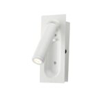 AIAS-ΦΩΤΙΣΤΙΚΟ ΕΠΙΤΟΙΧΟ ΛΕΥΚΟ ΜΑΤ ΜΕΤΑΛΛΙΚΟ LED 3W 3200K 190LM IP20 7X5X17CM