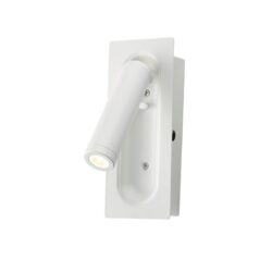 AIAS-ΦΩΤΙΣΤΙΚΟ ΕΠΙΤΟΙΧΟ ΛΕΥΚΟ ΜΑΤ ΜΕΤΑΛΛΙΚΟ LED 3W 3200K 190LM IP20 7X5X17CM