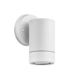 ΣΠΟΤ ΤΟΙΧΟΥ ΛΕΥΚΟ ΣΥΜΒΑΤΙΚΟ 1xGU10 & LED 3W IP65 60x80x125mm
