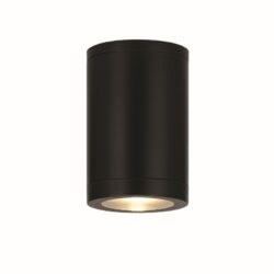 ΣΠΟΤ ΟΡΟΦΗΣ ΑΡΧΙΤΕΚΤΟΝΙΚΟΥ ΦΩΤΙΣΜΟΥ ΜΑΥΡΟ ΣΥΜΒΑΤΙΚΟ 1xGU10 & LED 3W IP65 Φ93x140mm