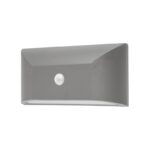 ΑΠΛΙΚ ΕΠΙΤ ΓΚΡΙ PC-PIR SENSOR max6m 230V IP65 6W3.000K 350lm