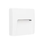 LED WALL SQUARE LUMINAIRE WHITE 230V AC IP65 3W 3000K 200LM RA80