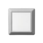 LED WALL SQUARE LUMINAIRE GREY 230V AC IP65 4W 3000K 270LM RA80