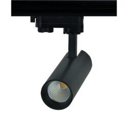 LED ΦΩΤΙΣΤΙΚΟ ΡΑΓΑΣ  230V AC10W 4000K 3-PHASE 36° 1050LM Ra80 Φ55x153mm 5YRS ΑΜΜΩΔΕΣ ΜΑΥΡΟ