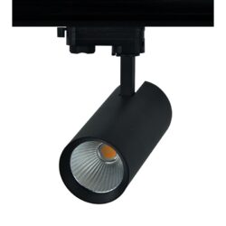 LED ΦΩΤΙΣΤΙΚΟ ΡΑΓΑΣ 230V AC 27W 4000K 3-PHASE 36° 3150LM Ra80 Φ74x170mm 5YRS ΑΜΜΩΔΕΣ ΜΑΥΡΟ