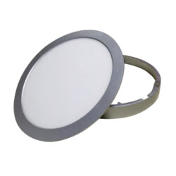 Υ/Κ SILVER LED ROUND PC SLIM PANEL 14W 3000K 950Lm230V Φ170 Ra80
