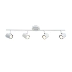 ORFEAS-ΦΩΤΙΣΤΙΚΟ ΕΠΙΤΟΙΧΟ/ΟΡΟΦΗΣ ΑΜΜΩΔΕΣ ΛΕΥΚΟ ΜΕΤΑΛΛΙΚΟ ΣΥΜΒΑΤΙΚΟ ΣΠΟΤ IIII 4ΧGU10 IP20 70X9