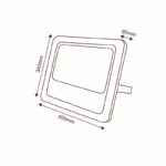 LED SMD ΠΡΟΒΟΛΕΑΣ ΜΕ ΦΩΤΟΒΟΛΤΑΙΚΑ ΠΑΝΕΛ 300W 6000K IP66 120° Ra70 - Image 3