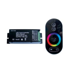 LED ΤΗΛΕΧΕΙΡΙΣΤΗΡΙΟ POWER RGB 18A 12V 216W & 24V 432W RFTOUCH REMOT