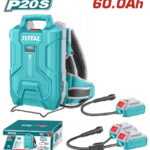 TOTAL ΕΠΑΓΓ. ΤΡΟΦΟΔΟΤΙΚΟ ΠΛΑΤΗΣ ΜΠΑΤΑΡΙΑΣ Li-ion 20V/20V+20V / 60Ah / 30Ah (1080Wh) (TFBLI241110)