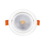 Υ/Κ LED COB ROUND SLIM PANEL 10W 24° 6000K 860Lm 230V Φ85 Ra80
