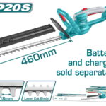 TOTAL ΕΠΑΓΓ. ΨΑΛΙΔΙ ΜΠΟΡΝΤΟΥΡΑΣ ΜΠΑΤ. Li-ion 20V / 460mm ΧΩΡΙΣ ΜΠΑΤΑΡΙΑ & ΦΟΡΤΙΣΤΗ (THTLI20018)