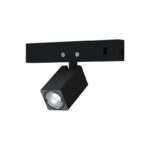 ΜΙΝΙ ΜΑΥΡΟ ΤΕΤΡΑΓΩΝΟ ΜΑΓΝΗΤΙΚΟ ΣΠΟΤ 24V DC 1W 3000K 80LM 24° Ra90 5YRS 12x22mm