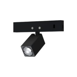 ΜΙΝΙ ΜΑΥΡΟ ΤΕΤΡΑΓΩΝΟ ΜΑΓΝΗΤΙΚΟ ΣΠΟΤ 24V DC 1W 3000K 80LM 24° Ra90 5YRS 12x22mm