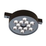 ΜΙΝΙ ΜΑΥΡΟ ΜΑΓΝΗΤΙΚΟ ΣΠΟΤ 24V DC 5W 3000K 270LM 50° Ra90 5YRS Φ71*32ΜΜ