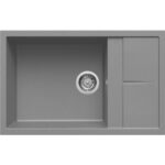 Νεροχύτης κουζίνας UNICO 310 Titanium 73 ELLECI 78x50cm