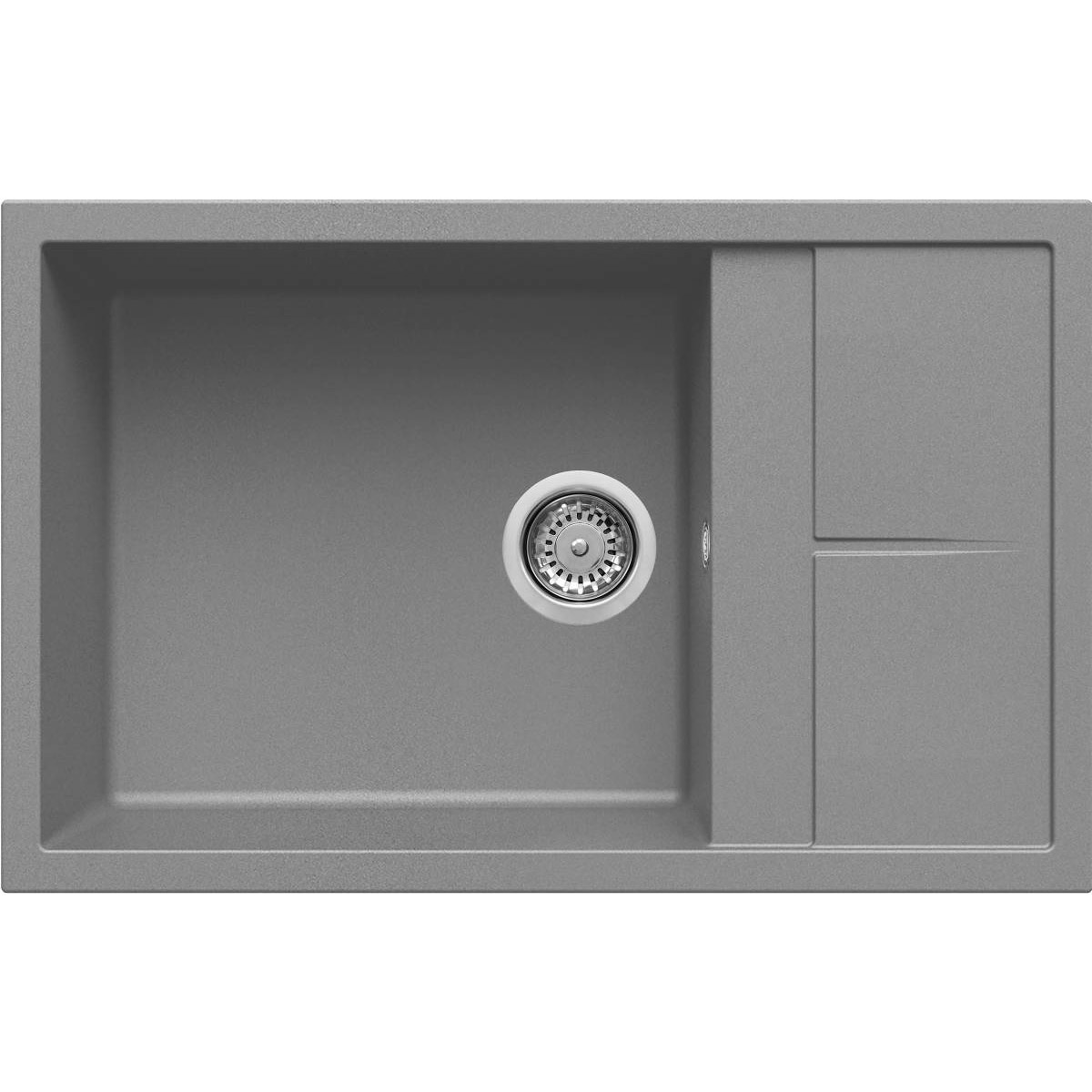 UNICO310-73_3 Νεροχύτης κουζίνας UNICO 310 Titanium 73 ELLECI 78x50cm