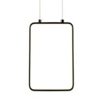 NETTO ΦΩΤΙΣΤΙΚΟ ΚΡΕΜΑΣΤΟ ΜΑΥΡΟ ΜΑΤ ΜΕΤΑΛΛΙΚΟ LED 11W 3000K 1044Lm IP20 110Χ1360mm