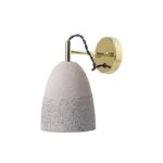 NETTO ΦΩΤΙΣΤΙΚΟ ΕΠΙΤΟΙΧΟ ΓΚΡΙ ΠΗΛΙΝΟ ΣΥΜΒΑΤΙΚΟ 1ΧΕ27 IP20 200Χ260Χ140mm