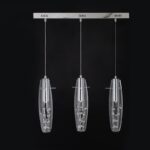 NETTO ΦΩΤΙΣΤΙΚΟ ΚΡΕΜΑΣΤΟ ΧΡΩΜΙΟ ΜΕΤΑΛΛΙΚΟ LED 9W 3000K 360Lm IP20 650Χ1000mm