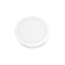 LED ΠΑΝΕΛ ΟΡΟΦΗΣ ΛΕΥΚΟ ΣΤΡΟΓΓΥΛΟ 230V AC 6W 4000K 470LM Ra80 Φ117mm