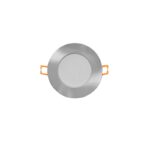 LED ΣΠΟΤ ΝΙΚΕΛΙΟ ΜΑΤ ΣΤΡΟΓΓΥΛΟ 230V AC 5W 3.000K 400LM 120° IP65 Ra80