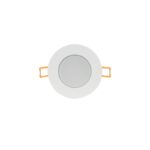 LED ΣΠΟΤ ΛΕΥΚΟ ΣΤΡΟΓΓΥΛΟ 230V AC 5W 6.000K 420LM 120° IP65 Ra80