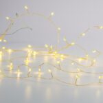 ΛΑΜΠΑΚΙΑ 50 LED 3W ΣΕ ΣΕΙΡΑ ΘΕΡΜΟ ΛΕΥΚΟ ΜΠΑΤΑΡΙΕΣ 3xΑΑ ΜΕ ΧΡΥΣΟ ΚΑΛΩΔΙΟ ΧΑΛΚΟΥ 2.5m IP20 300mm