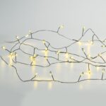 ΛΑΜΠΑΚΙΑ 50 LED 3W ΣΕ ΣΕΙΡΑ ΘΕΡΜΟ ΛΕΥΚΟ ΜΠΑΤΑΡΙΕΣ 3xΑΑ ΜΕ ΜΑΥΡΟ ΚΑΛΩΔΙΟ ΧΑΛΚΟΥ 2.5m IP20 300mm