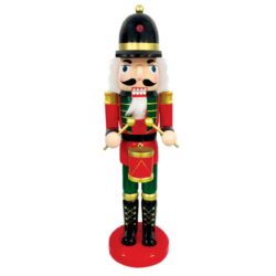 ΚΑΡΥΟΘΡΑΥΣΤΗΣ ΜΕ ΤΥΜΠΑΝΟ ΠΡΑΣΙΝΟΣ & ΚΟΚΚΙΝΟΣ Υ300mm