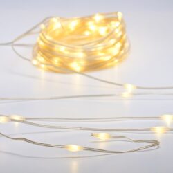 ΛΑΜΠΑΚΙΑ 100 LED SKIN LINE LAMP ΣΕ ΣΕΙΡΑ ΘΕΡΜΟ ΛΕΥΚΟ ΑΝΤΑΠΤΟΡΑ 31VDC & ΜΠΑΤΑΡΙΕΣ 2xΑΑ ΜΕ 8 ΠΡΟΓΡΑΜΜΑΤΑ & ΚΑΛΩΔΙΟ ΔΙΑΦΑΝΟ 0.3m IP44 10m
