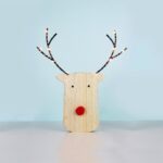 ΧΡΙΣΤΟΥΓΕΝΝΙΑΤΙΚΟ ΔΙΑΚΟΣΜΗΤΙΚΟ ΞΥΛΙΝΟ ΤΑΡΑΝΔΟΣ 10 MINI LED ΘΕΡΜΟ ΛΕΥΚΟ ΜΕ ΜΠΑΤΑΤΑΡΙΕΣ 2XAA IP20 170x30x180mm