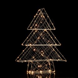 ΚΡΕΜΑΣΤΟ ΜΕ ΜΕΤΑΛΛΙΚΑ ΜΟΤΙΒΑ ΔΕΝΤΡΟ 100 ΜINI LED ΣΕ ΣΕΙΡΑ ΘΕΡΜΟ ΜΕ ΚΑΛΩΔΙΟ ΧΑΛΚΟΥ & ΑΝΤΑΠΤΡΟΡΑ 3V DC