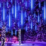 ΧΡΙΣΤΟΥΓΕΝΝΙΑΤΙΚΑ ΛΑΜΠΑΚΙΑ ΜΕΤΕΩΡΙΤΗΣ 240 LED CW 30LX8DROPS ΑΝΤΑΠΤΟΡΑΣ 5V ΜΕ ΔΙΑΦΑΝΟ ΚΑΛΩΔΙΟ 7.4m+5m & ΔΥΝΑΤΟΤΗΤΑ ΕΠΕΚΤΑΣΗΣ ΜΑΧ 2 IP44 500mm - Image 2