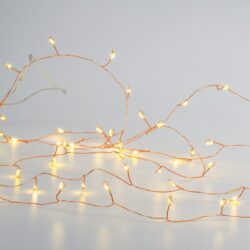 ΛΑΜΠΑΚΙΑ 300 LED ΣΕ ΣΕΙΡΑ 6W ΘΕΡΜΟ ΛΕΥΚΟ ΚΑΟΥΤΣΟΥΚ ΑΝΑ 3mm ΑΝΤΑΠΤΟΡΑ 31VDC ΜΕ 8 ΠΡΟΓΡΑΜΜΑΤΑ & ΚΑΛΩΔΙΟ ΧΑΛΚΙΝΟ IP44 3mm