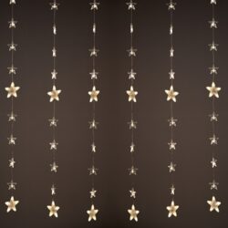 ΛΑΜΠΑΚΙΑ ΚΟΥΡΤΙΝΑ 144 LED 8x18 ΣΕΙΡΕΣ ΘΕΡΜΟ ΛΕΥΚΟ ΣΤΑΘΕΡΑ ΜΕ ΑΝΤΑΠΤΟΡΑ 24VDC & ΔΥΝΑΤΟΤΗΤΑ ΕΠΕΚAΤΣΗΣ MAX 4 ΣΕΤ ME ΚΑΛΩΔΙΟ ΔΙΑΦΑΝΟ 3m IP44 2000x1500mm