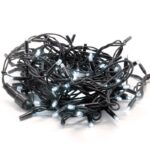 ΛΑΜΠΑΚΙΑ 100 LED ΣΕ ΣΕΙΡΑ FLASH ΨΥΧΡΟ ΛΕΥΚΟ ΚΑΟΥΤΣΟΥΚ ΑΝΑ 100m ΜΕ ΔΥΝΑΤΟΤΗΤΑ ΕΠΕΚΤΑΣΗΣ MAX 20 & ΚΑΛΩΔΙΟ 1.5m IP44 10mm