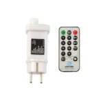 1500LEDS ΑΝΤΑΠΤΟΡΑΣ 31VDC 12W 8 ΠΡΟΓΡΑmmΑΤΑ & IR ΤΗΛΕΧΕΙΡΙΣΤΗΡΙΟ ON/OFF + 8 FUNC. + TIMER + DImmER