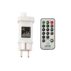 1500LEDS ΑΝΤΑΠΤΟΡΑΣ 31VDC 12W 8 ΠΡΟΓΡΑmmΑΤΑ & IR ΤΗΛΕΧΕΙΡΙΣΤΗΡΙΟ ON/OFF + 8 FUNC. + TIMER + DImmER
