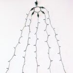 ΧΡΙΣΤΟΥΓΕΝΝΙΑΤΙΚΑ ΛΑΜΠΑΚΙΑ ΧΤΑΠΟΔΙ 5 ΣΕΙΡΕΣx35 ΛΑΜΠΑΚΙΑ ΘΕΡΜΟ ΛΕΥΚΟ ΠΡΑΣΙΝΟ ΚΑΛΩΔΙΟ 3m ΑΝΤΑΠΤΟΡΑΣ 31VDC IP44 50x3500mm