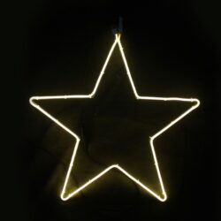 ΑΣΤΕΡΙ 200 LED NEON ΦΩΤΟΣΩΛΗΝΑ 2m SMD ΘΕΡΜΟ ΛΕΥΚΟ ΣΤΑΘΕΡΟ ΜΕ 1.5m ΚΑΛΩΔΙΟ IP44 580x540mm